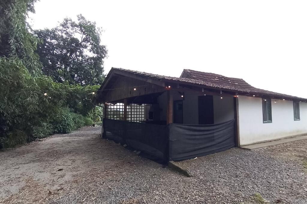 ジョインヴィレ Refugio Morro Da Trombaヴィラ エクステリア 写真